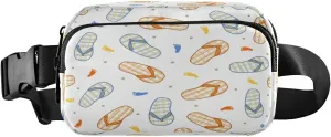 Fanny Packs for Women Men Colorful Plaid Slippers Belt Bag Waist Pouch Packs Crossbody Bag Running Hiking Fanny Pack Gifts for Girls Boys