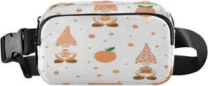 Fanny Packs for Women Men Gnomes Peach Cakes Belt Bag Waist Pouch Packs Crossbody Bag Running Hiking Fanny Pack Gifts for Girls Boys