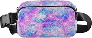 Fanny Packs for Women Men Mermaid Galaxy Belt Bag Waist Pouch Packs Universe Stars Space Crossbody Bag Running Hiking Fanny Pack Gifts for Girls Boys