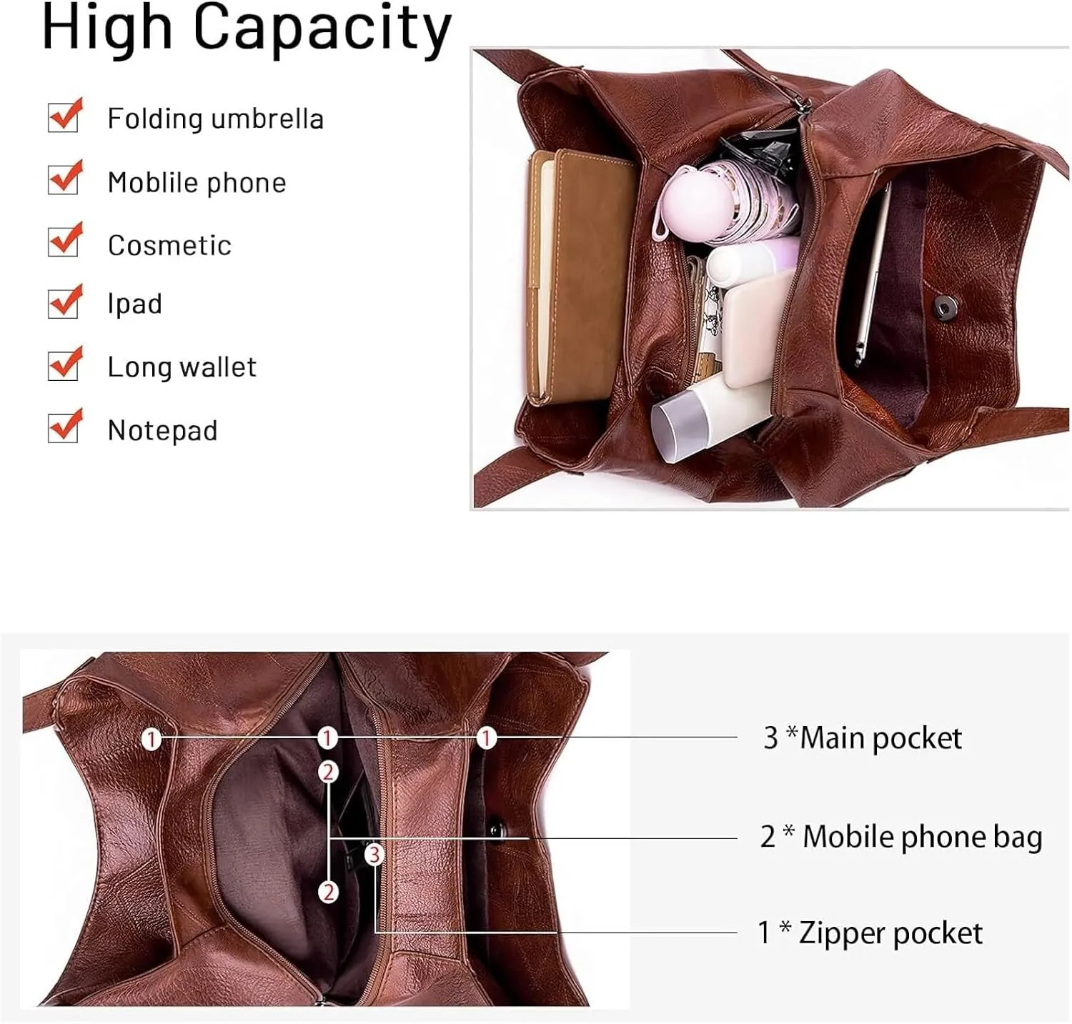 Fashion Womens Handbag Ladies Shoulder Bags Casual Women Bucket Bag