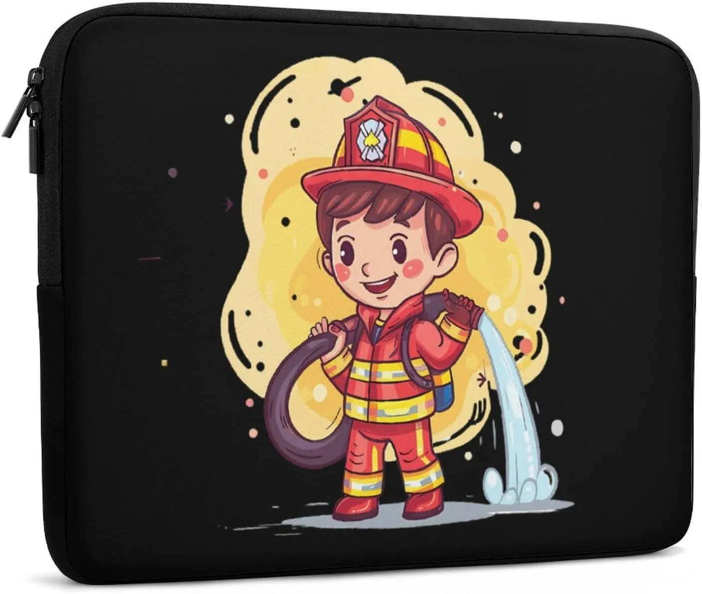 Firefighters Personalized Laptop Bag Business Casual Laptop Cases Slim Computer Bag Briefcase