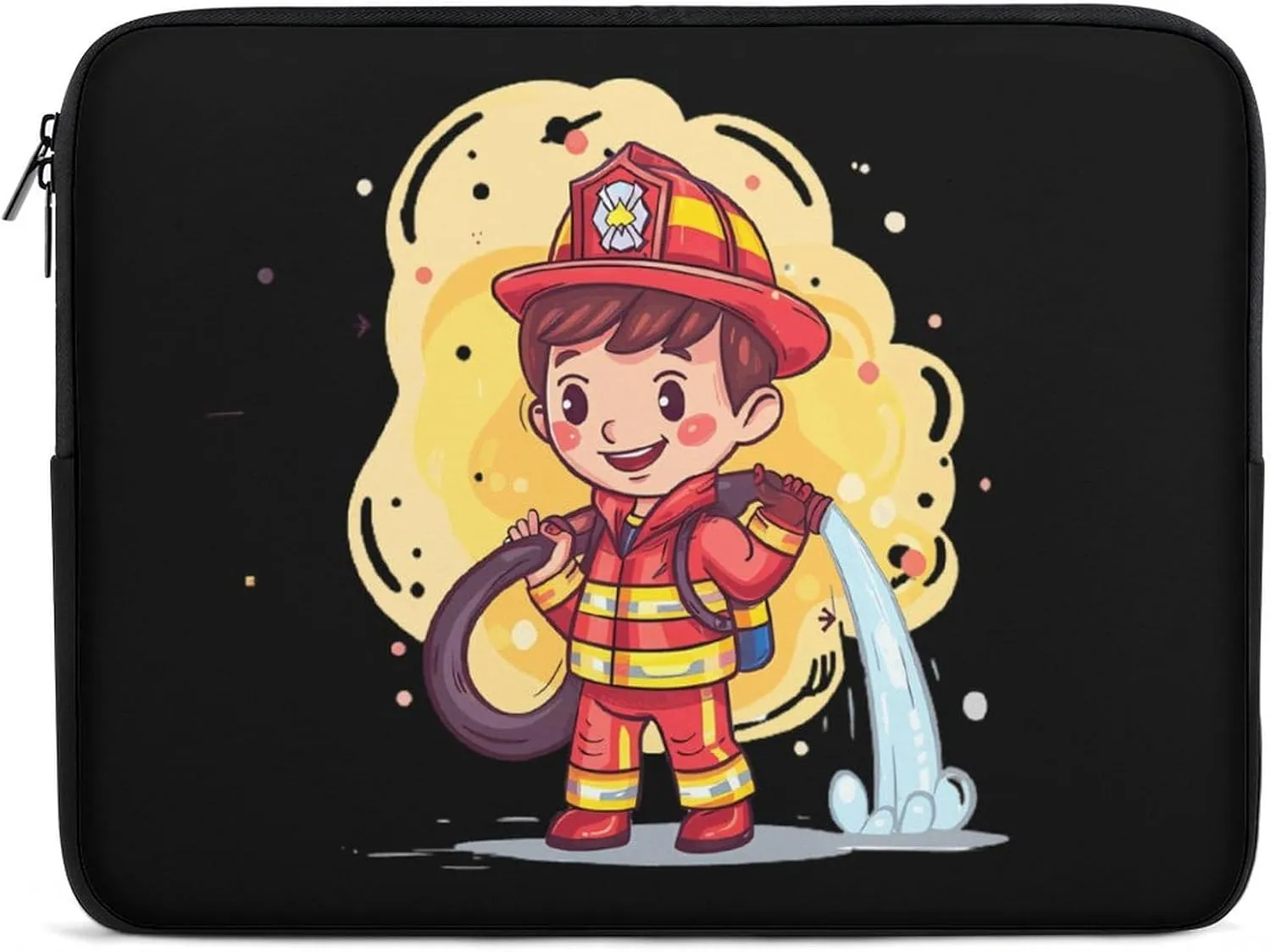 Firefighters Personalized Laptop Bag Business Casual Laptop Cases Slim Computer Bag Briefcase