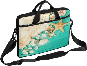 Floral Flower Sunflower Laptop Shoulder Messenger Bag Waterproof Laptop Briefcase with Handle and Padded Strap Case Sleeve