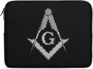 Freemason Sign Personalized Laptop Bag Business Casual Laptop Cases Slim Computer Bag Briefcase