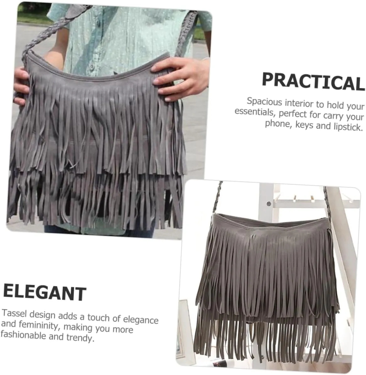 frosted summer vintage Lady bags messenger bag Messenger Fringed bag wallet European and American