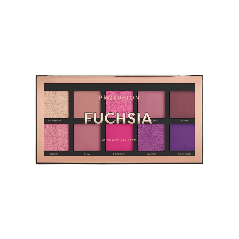 Fuchsia 10 shade palette