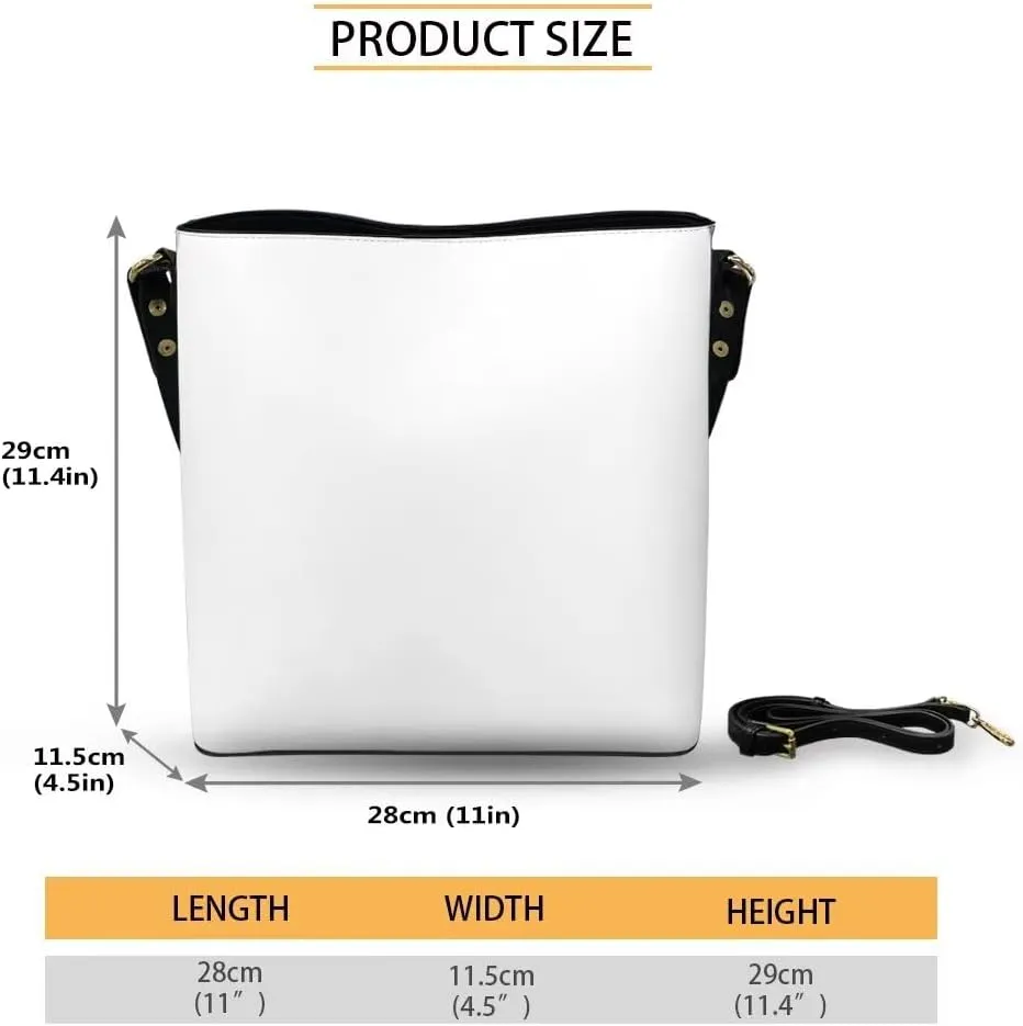 GIFTPUZZ Bucket Bags for Women Bucket Bags for Women Trendy Bucket Bag Purses Designer Handbags for Women