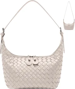 Handbag Shoulder Bags for Women Crossbody Tote Bags Woven Purse Clutch Women's Hobo Crescent Top-handle Adjustable