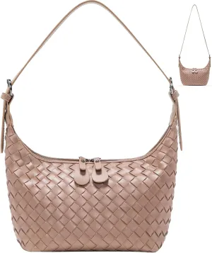 Handbag Shoulder Bags for Women Crossbody Tote Bags Woven Purse Clutch Women's Hobo Crescent Top-handle Adjustable