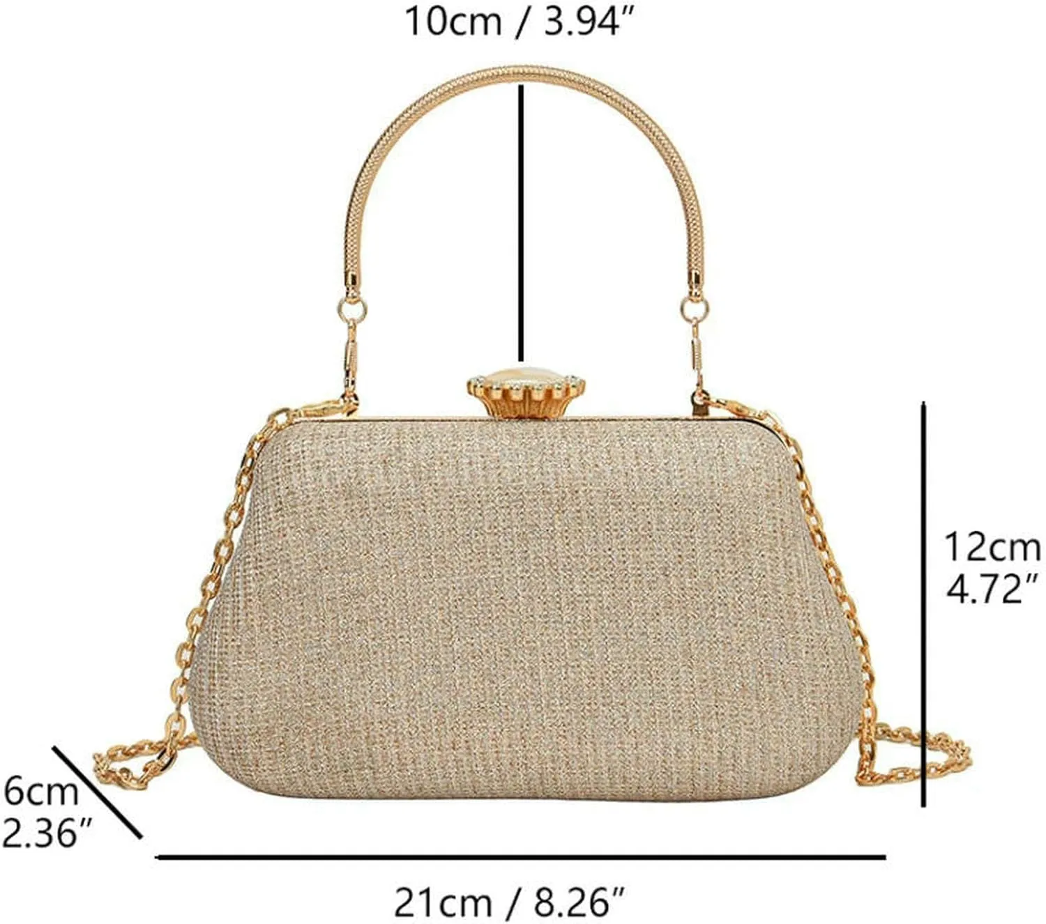 Handbag Women High Women Evening Bag Party Banquet Glitter Bag For Ladies Wedding Clutch Handbag Shoulder Bag Chain
