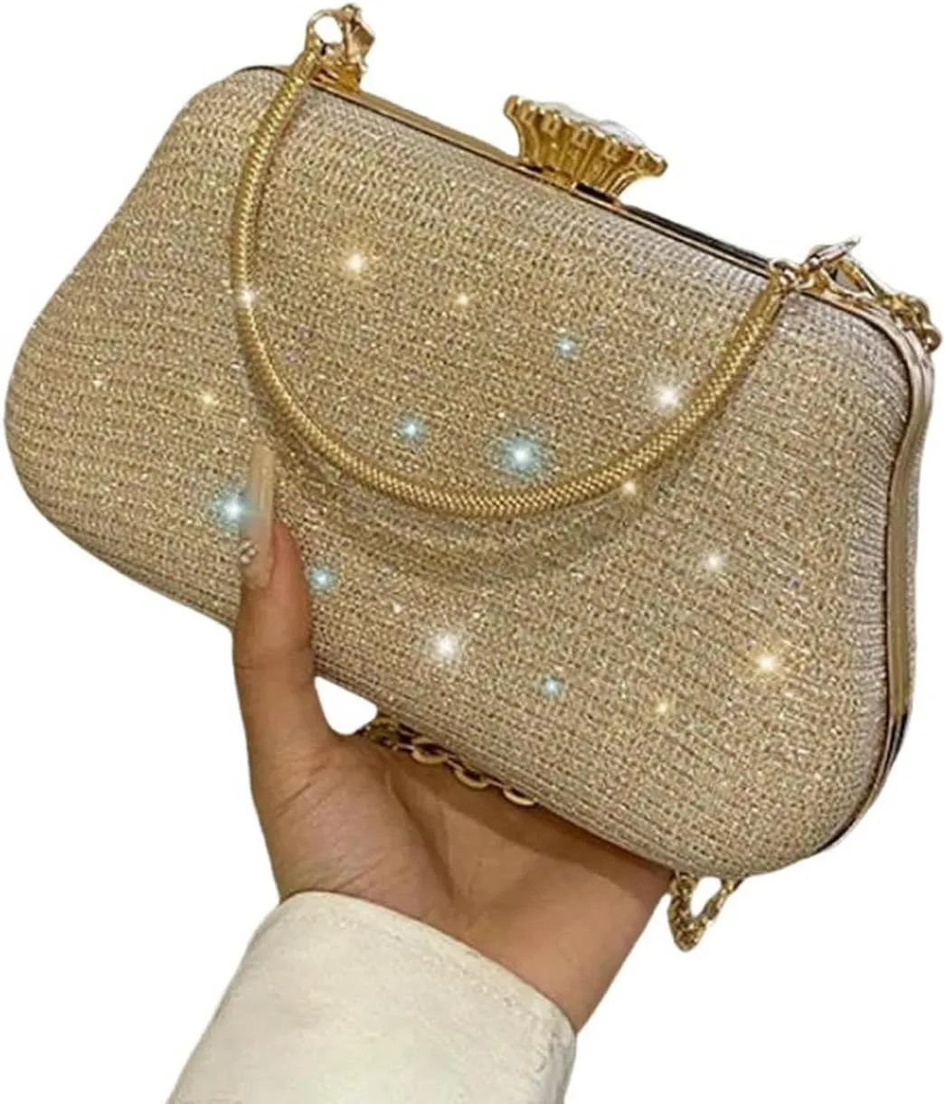Handbag Women High Women Evening Bag Party Banquet Glitter Bag For Ladies Wedding Clutch Handbag Shoulder Bag Chain