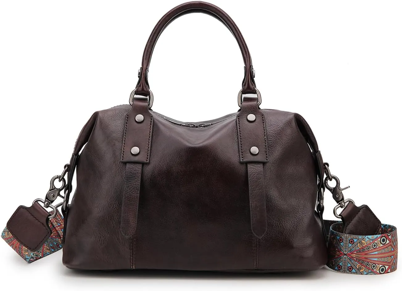Handbags Genuine Leather Purses For Women Satchel Shoulder Bag Ladies Crossbody Tote Bags