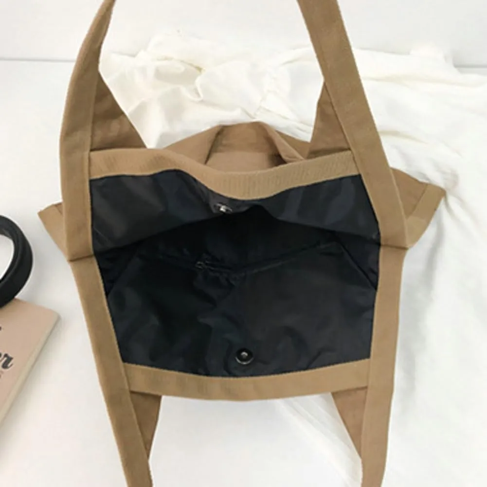 Hobo Bags Tote Bag for Women Nylon Canvas Shoulder Bag Purse Slouchy Top Handle Handbag