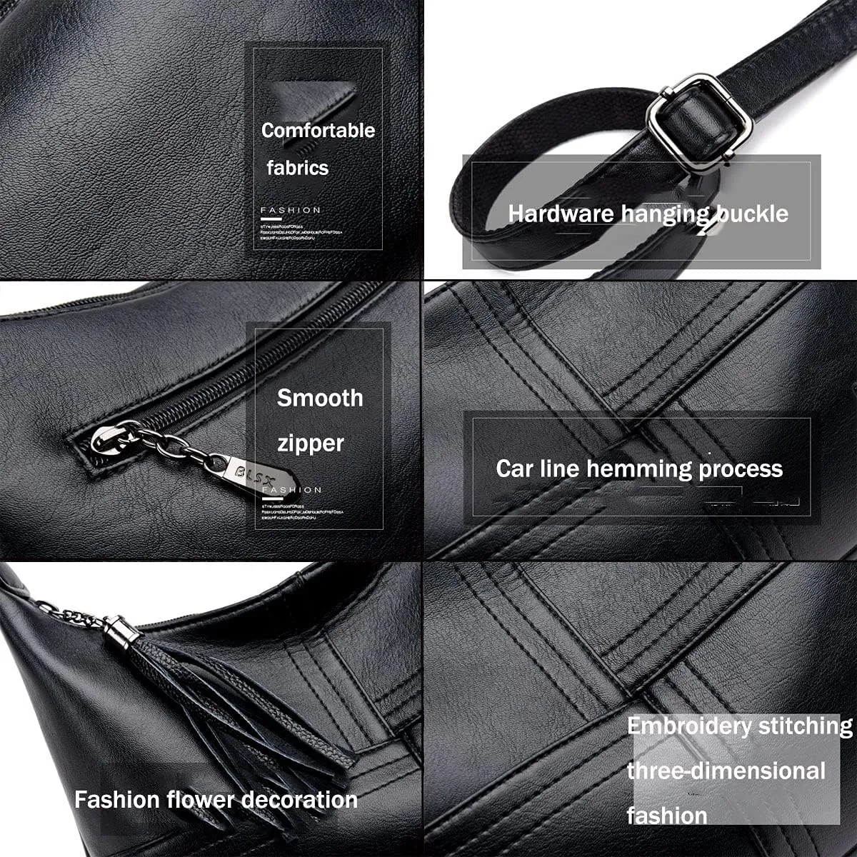 Hobo Purses and Handbags for Women Shoulder Bag Crossbody Bags with Tassel