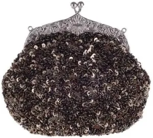 HUFFA Clutch Purse Silver Crystal Evening Bag Women Wedding Diamantes Party Bridal Handbags (Color : A 02)