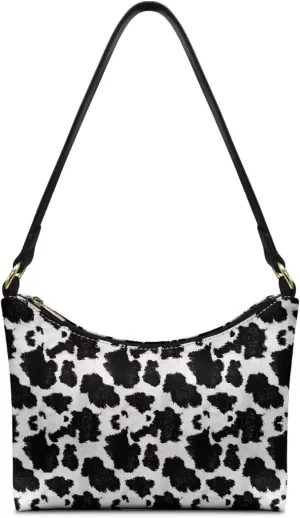 HUGS IDEA Leopard Print Clutch Handbag Fashion Shoulder Purse for Lady Tote Bag Underarm Purse for Work