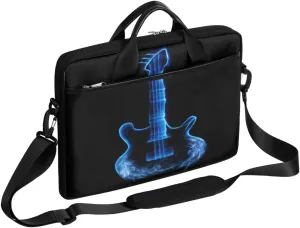 Ikat Texture Laptop Shoulder Messenger Bag Waterproof Laptop Briefcase Handle Padded Strap