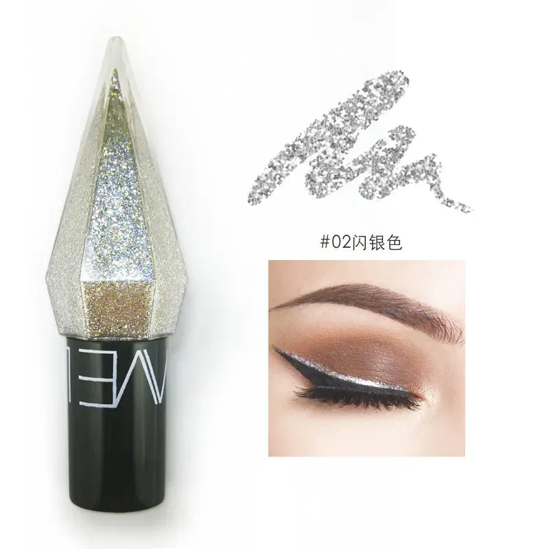 Lady Glams Diamond Shiny Eyeliner – Illuminate Your Eyes with Glittery Glamour