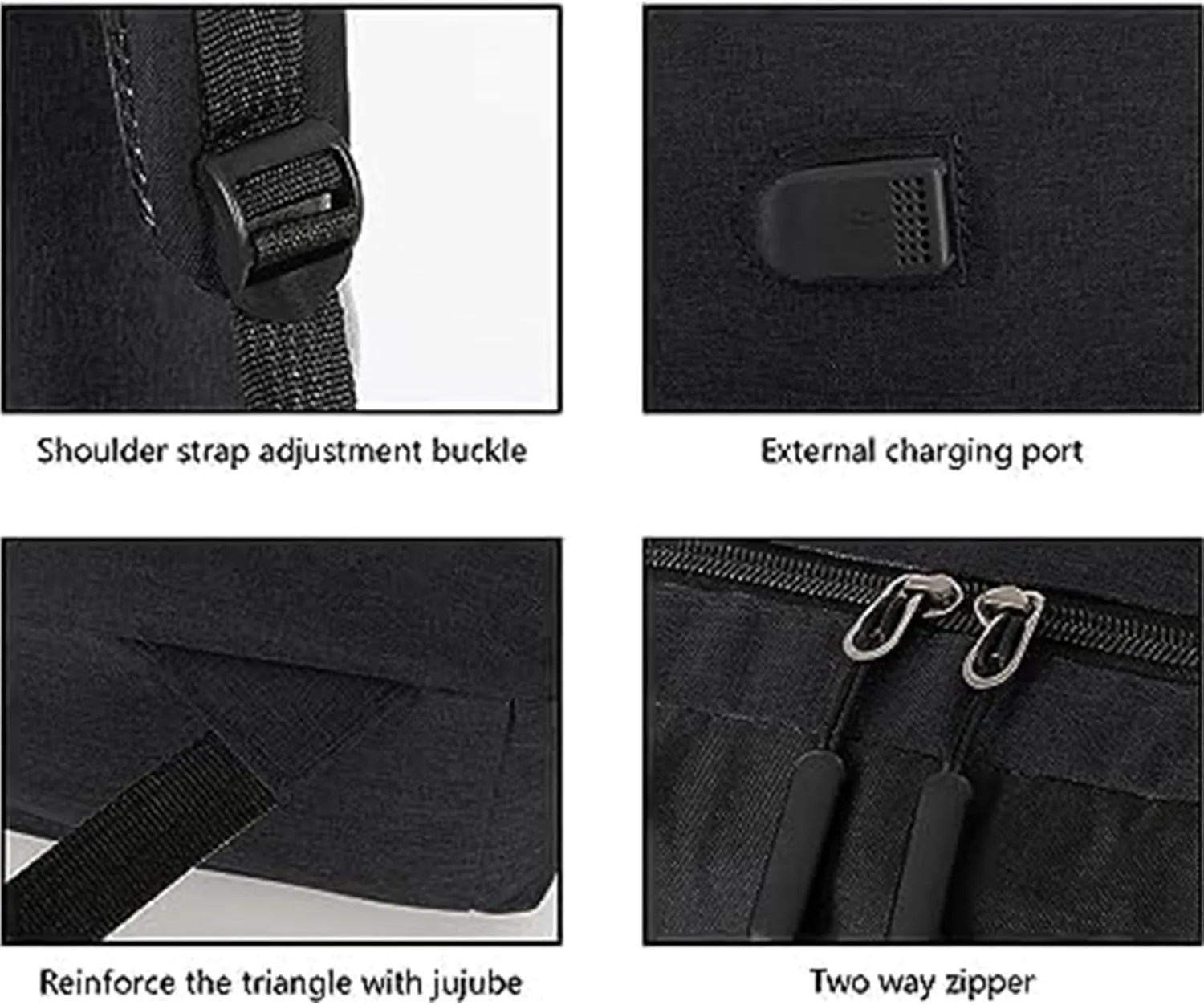 Laptop Backpack Business Carry On Backpack With Crossbody & Purse 3 Bags For School Business Travel (Grey, One Size)