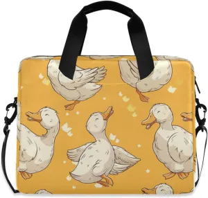 Laptop Bag Fits Up to 16 Inch Computer Energetic Ducks Laptop Briefcases for Men Women