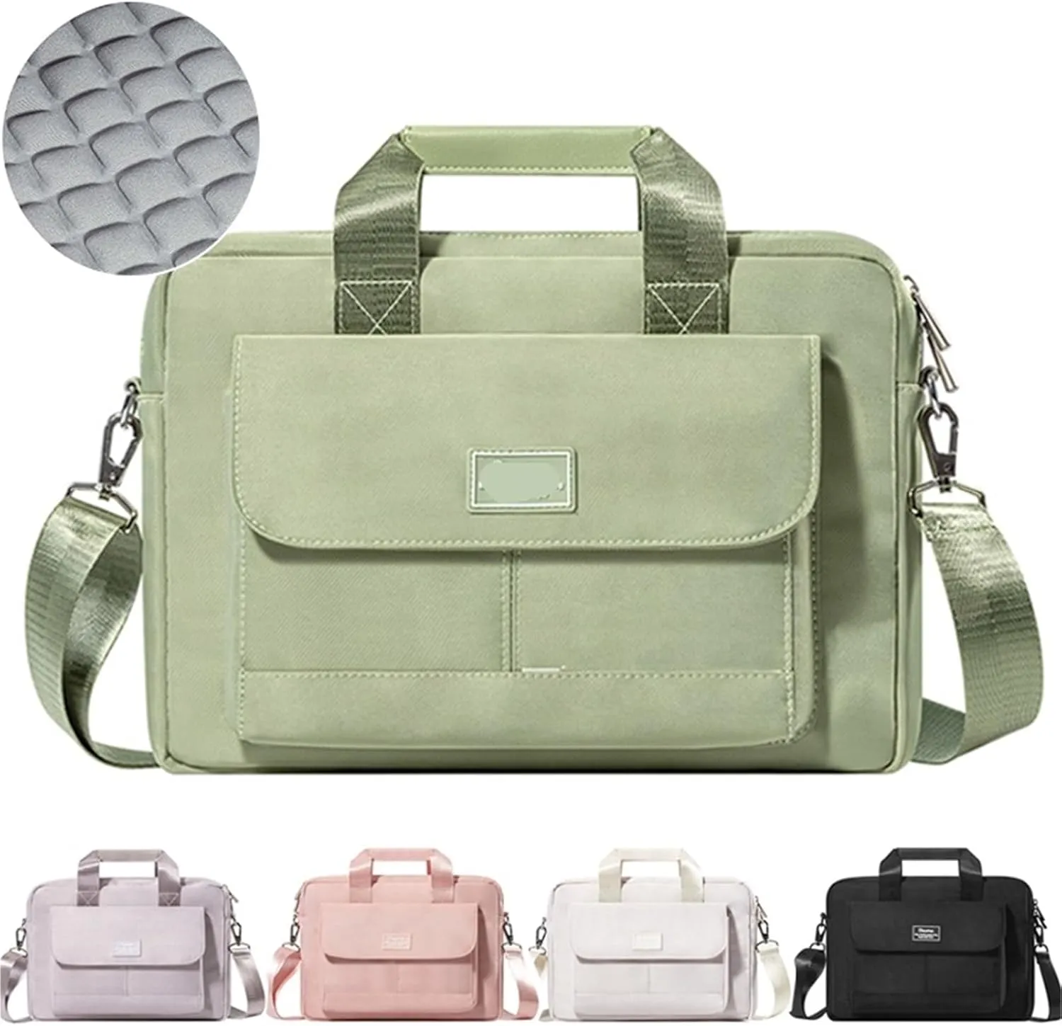 Laptop Shoulder Bag 13.3 14 15.6 16 Inch Laptop Bag Shoulder Handbag Briefcases Sleeve Case(Khaki,13 13.3 inch)