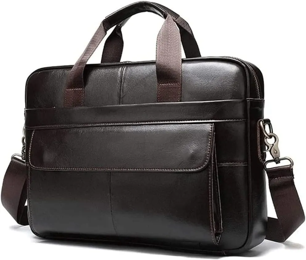 Leather Briefcase Laptop Messenger bag best computer satchel Handmade Bags for men and women
