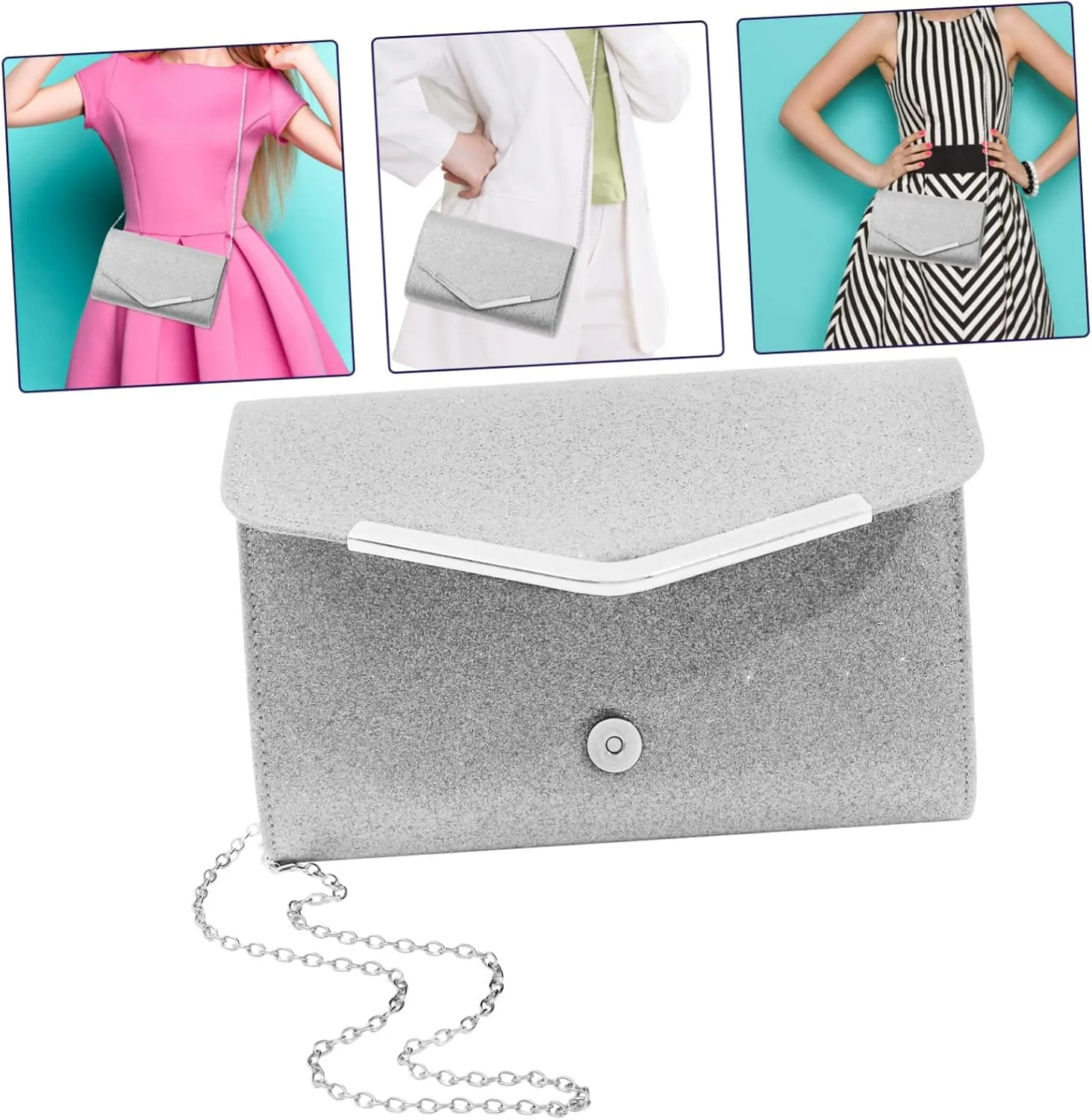 LIFKOME Handbag Evening Purses and Clutches for Wedding Purse for Women Evening Clutch Wedding Purses for Bride