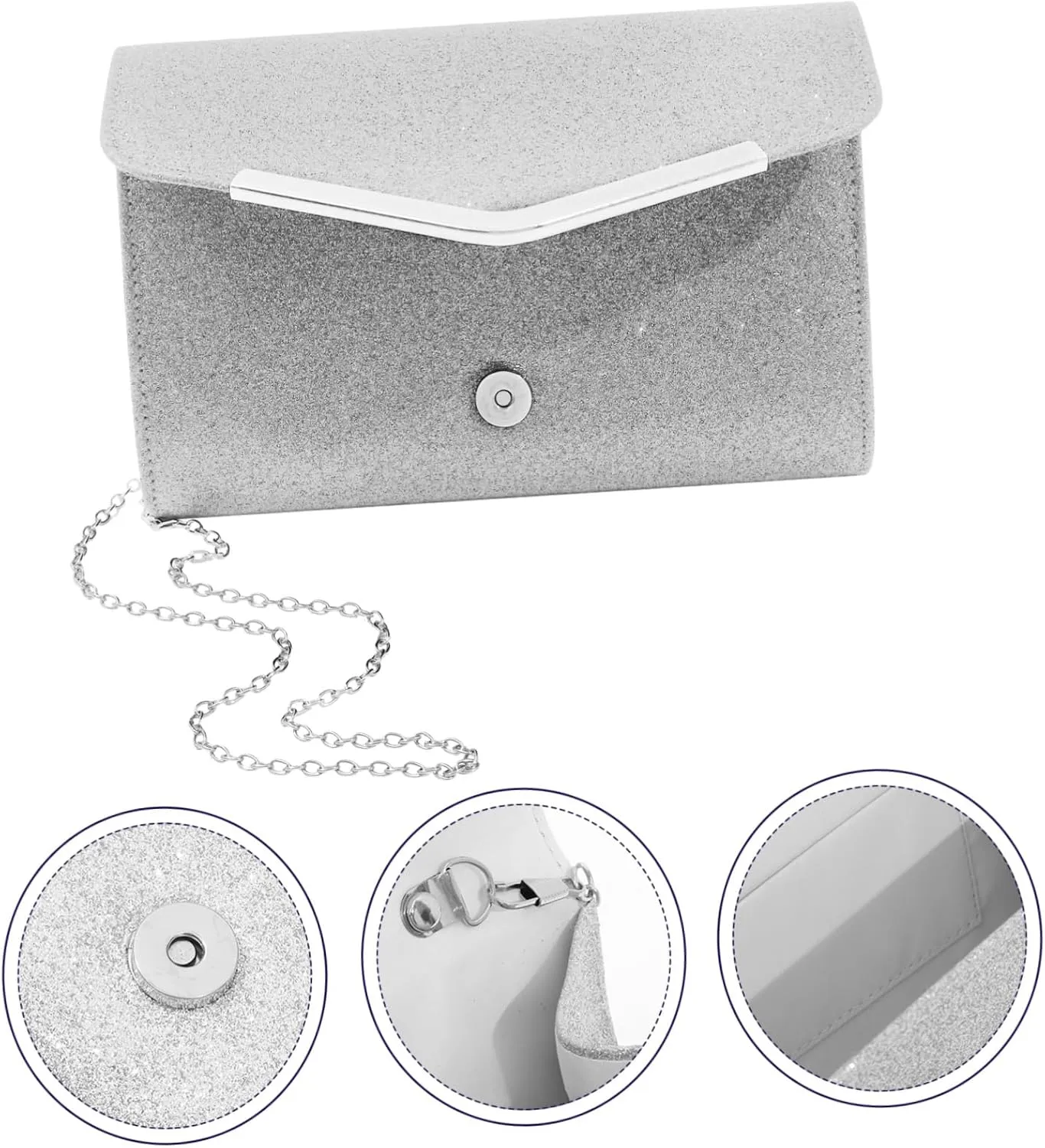LIFKOME Handbag Evening Purses and Clutches for Wedding Purse for Women Evening Clutch Wedding Purses for Bride