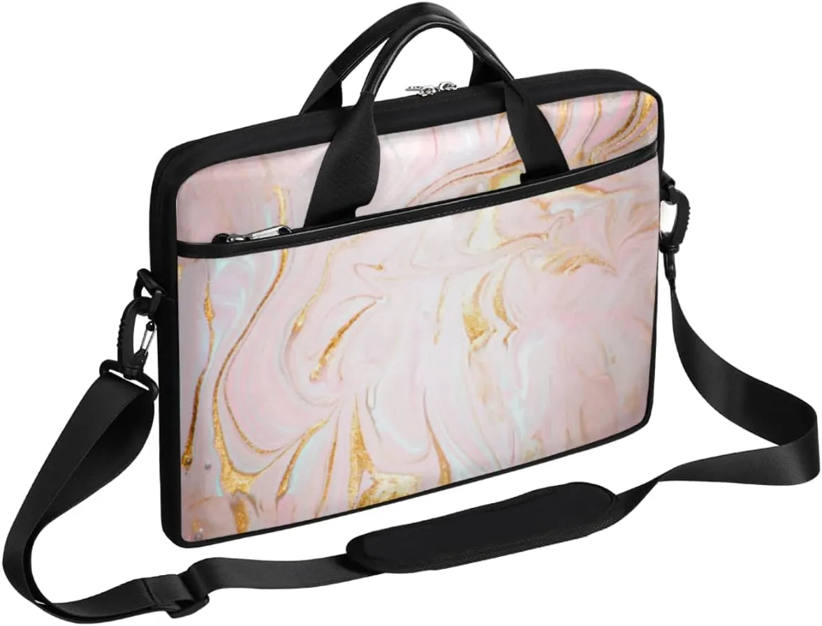 Lighthouse Sailing Ocean Theme Laptop Shoulder Messenger Bag Waterproof Laptop Briefcase with Handle and Padded Strap