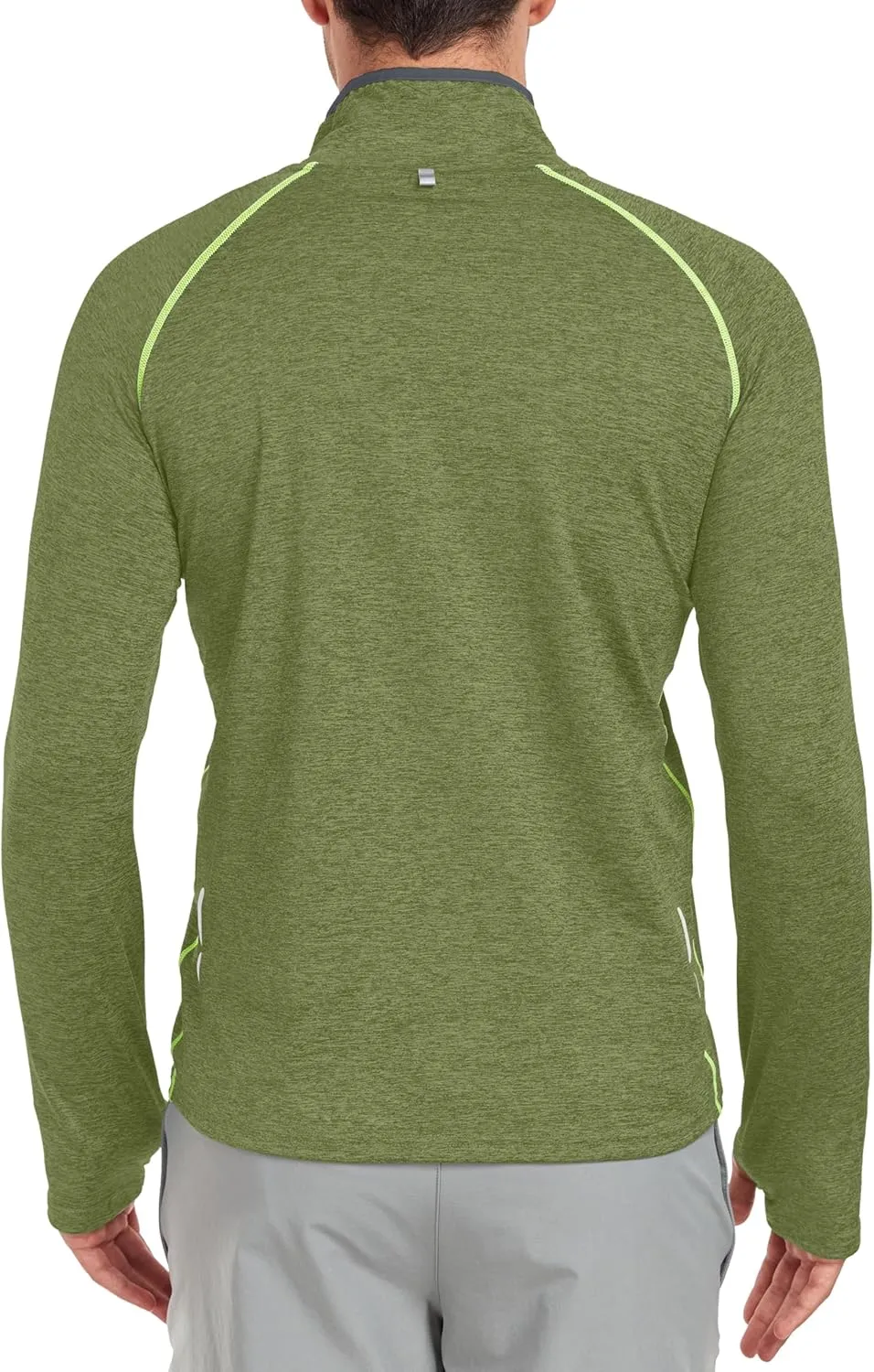 Little Donkey Andy Men's Long Sleeve Quick Dry Lightweight Running Exercise Sports T-Shirt Top