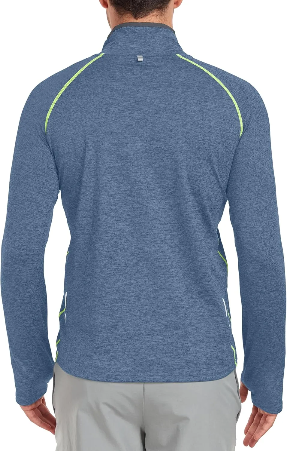 Little Donkey Andy Men's Long Sleeve Quick Dry Lightweight Running Exercise Sports T-Shirt Top