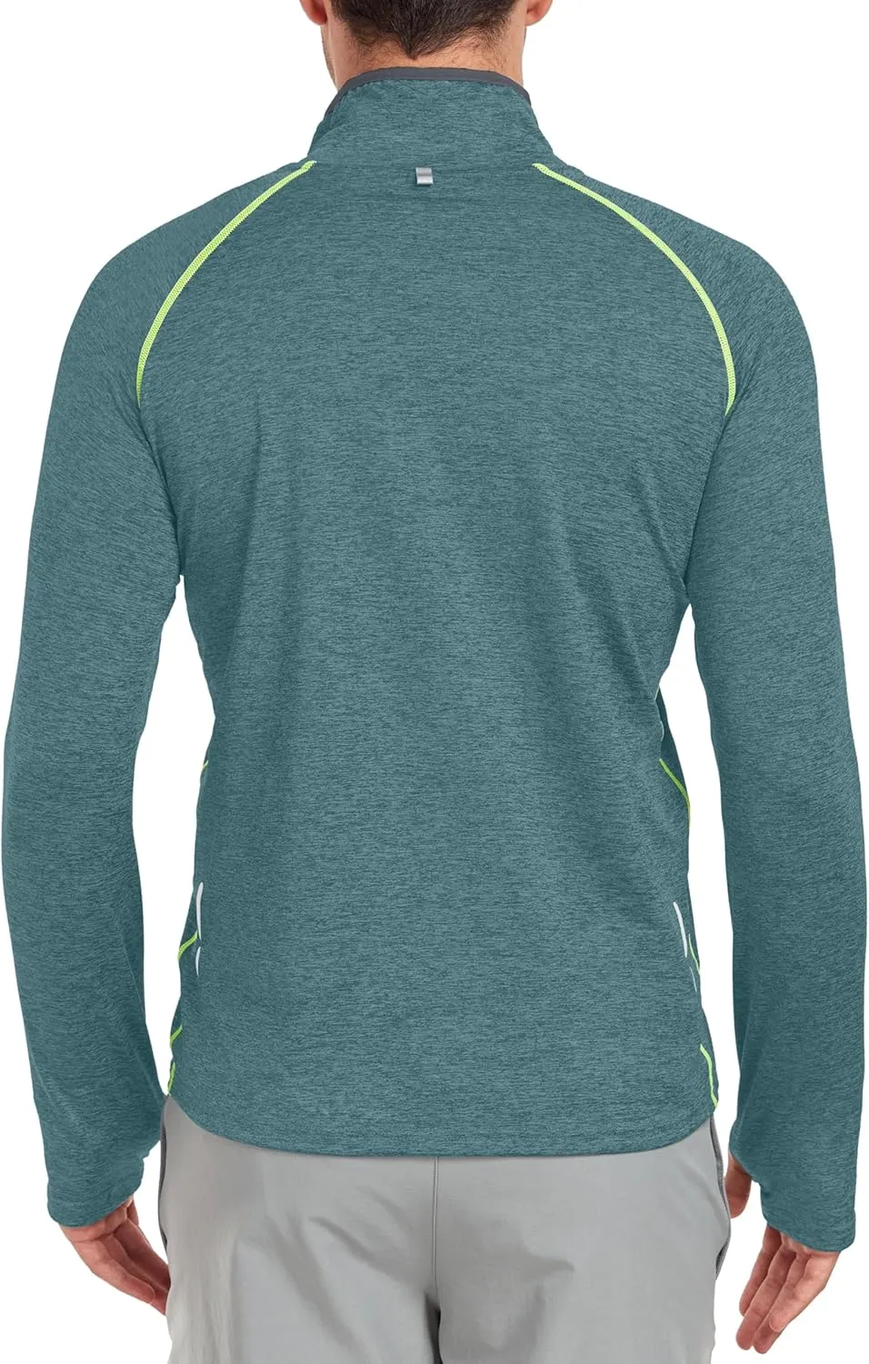 Little Donkey Andy Men's Long Sleeve Quick Dry Lightweight Running Exercise Sports T-Shirt Top