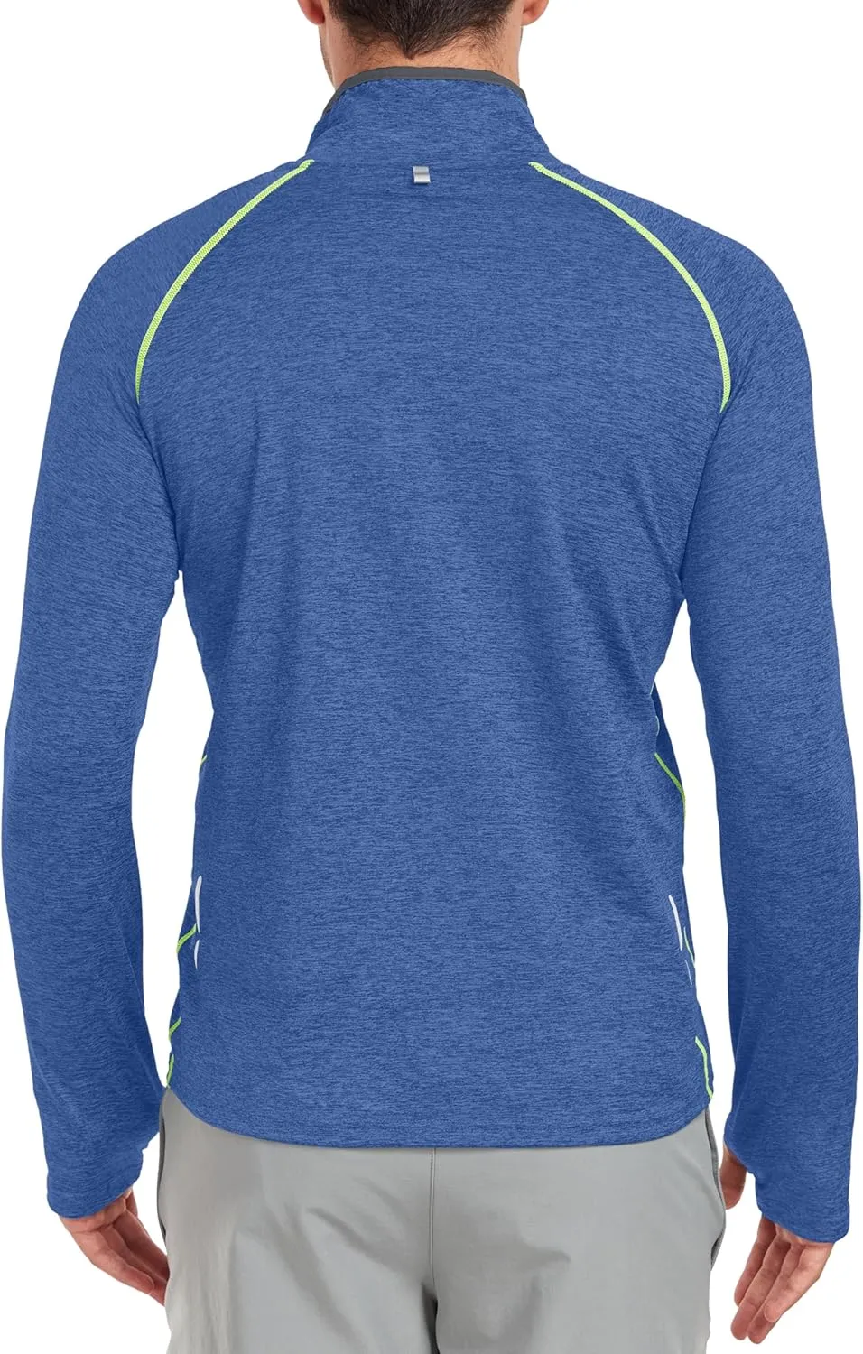 Little Donkey Andy Men's Long Sleeve Quick Dry Lightweight Running Exercise Sports T-Shirt Top