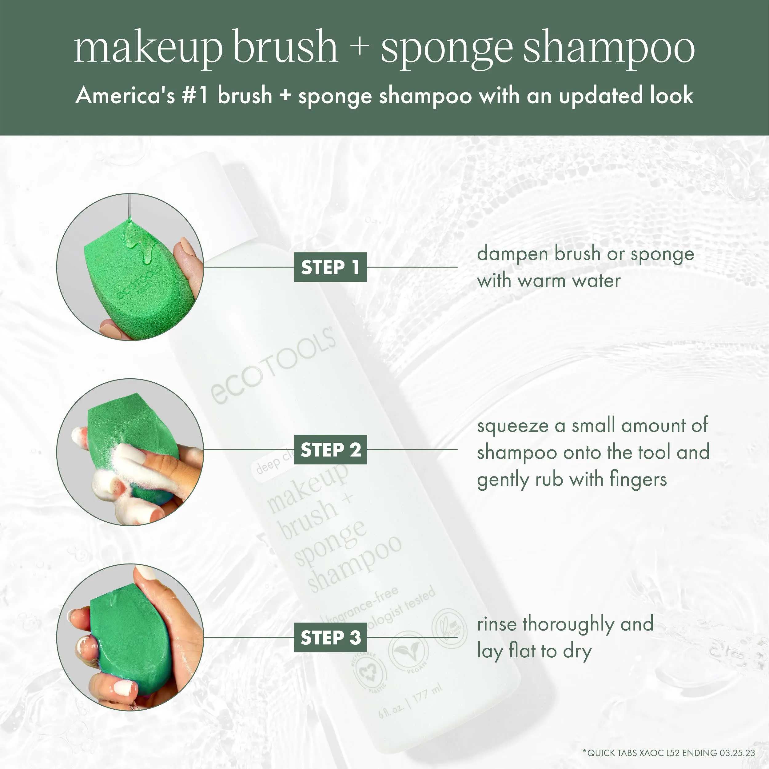 Makeup Brush & Beauty Sponge Cleansing Shampoo