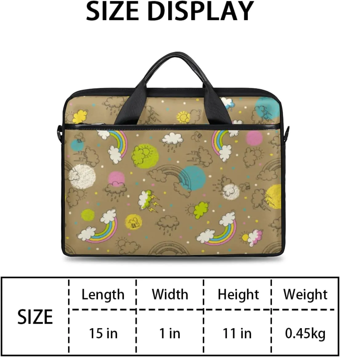Marine Nautical Violet Pink Blue Laptop Shoulder Messenger Bag Waterproof Laptop Briefcase Handle Padded Strap