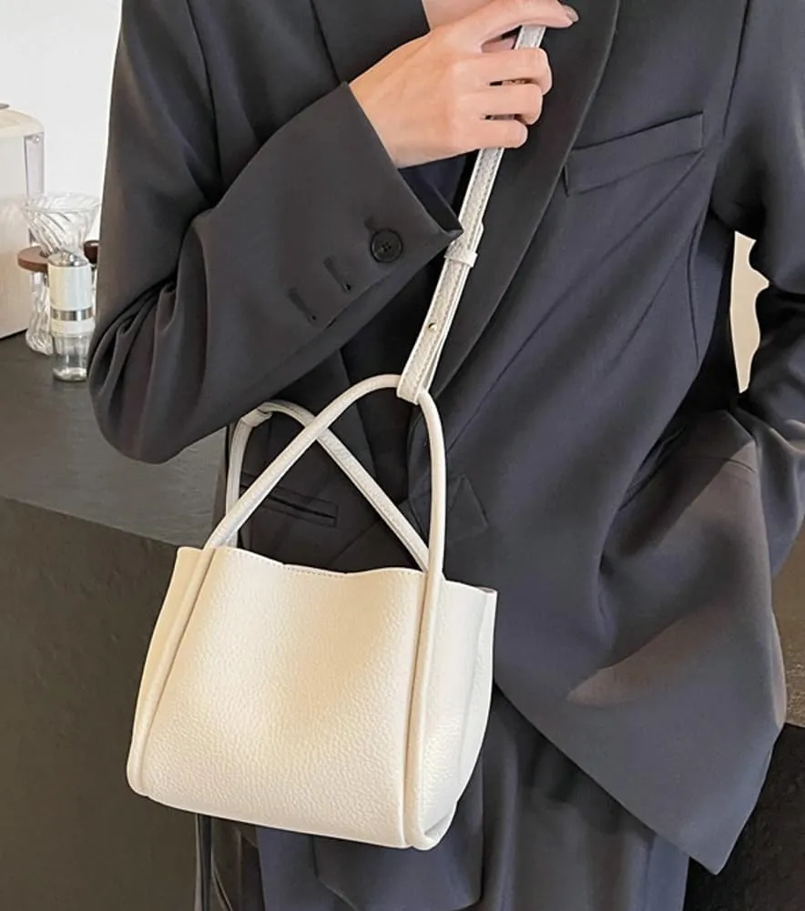 Medium Bucket Bags for Women Casual Crossbody Bags Trendy Tote Bag Vegetable Basket Shoulder Bag, Adjustable Strap