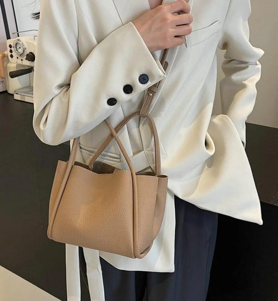 Medium Bucket Bags for Women Casual Crossbody Bags Trendy Tote Bag Vegetable Basket Shoulder Bag, Adjustable Strap