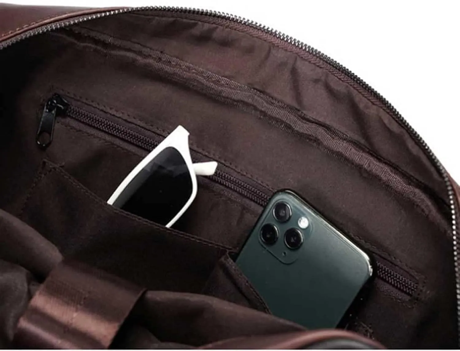 Messenger Bag, PU Leather Men's Briefcases 13inch Laptop Bag Office Bags for Men Document Business Shoulder Messenger Bag