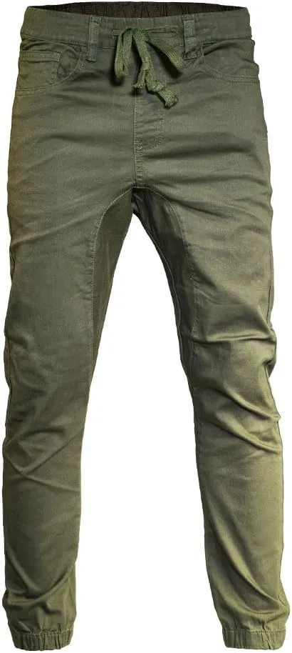 Minimal Apparel Men's Trendy Harem Twill Slim Fit Jogger Pants