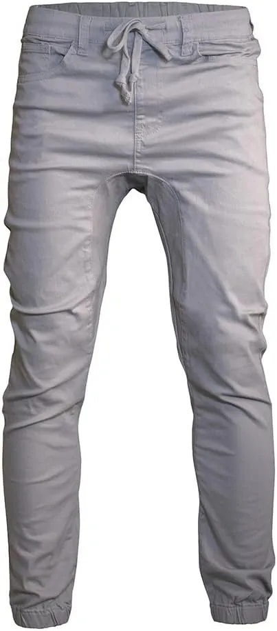 Minimal Apparel Men's Trendy Harem Twill Slim Fit Jogger Pants