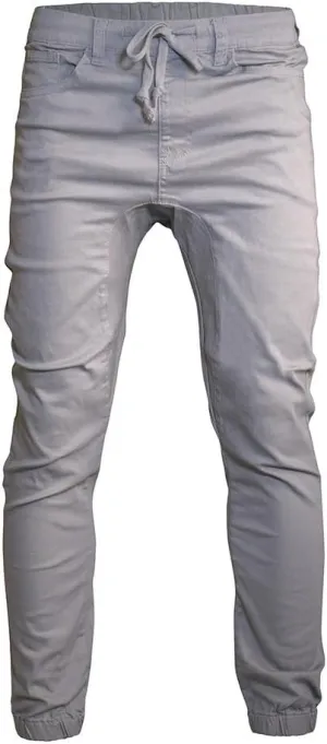 Minimal Apparel Men's Trendy Harem Twill Slim Fit Jogger Pants