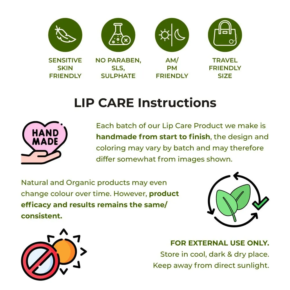 Moringa Lip Butter with Botanical Oils & Butters- 15g | AM & PM friendly