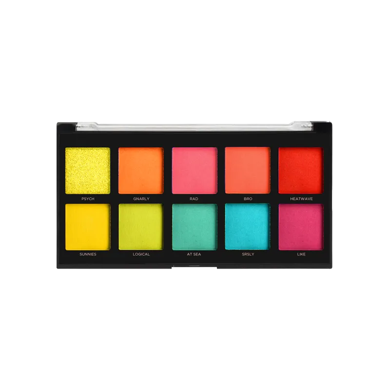 Neon 10 shade palette