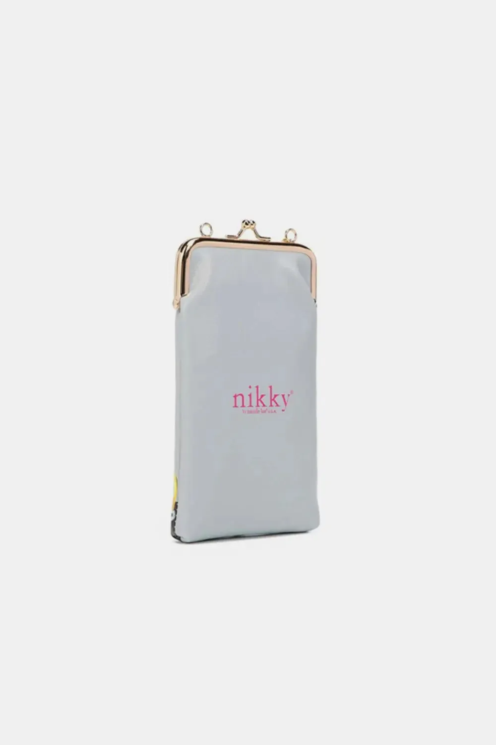 Nicole Lee USA Printed Kisslock Phone and Sunglass Purse