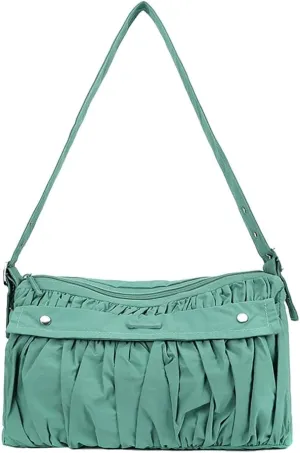 Nylon Crossbody Bags for Women Floppy Handbags for Women Puffy Purse Shoulder Bag Hobo Bag Satchel for Work Travel 2025