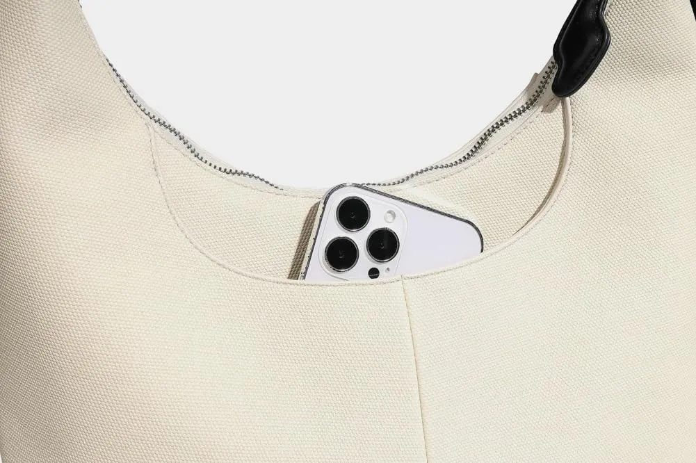 Oatmeal Satchel for Women Underarm Hobo Handbags for Women Casual Tote Bag Ladies Tote Purse for Travel Gym Work Trendy