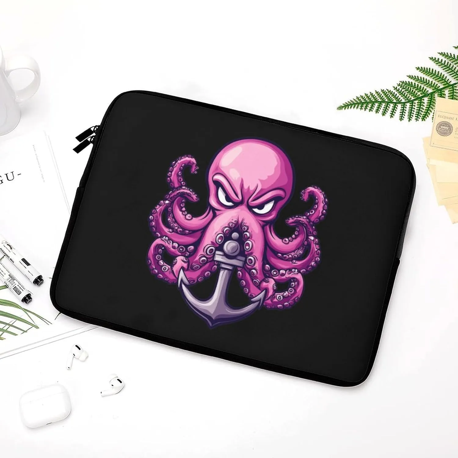 Octopus Anchores Laptop Case Sleeve Bag 10inch Durable Shockproof Protective Computer Carrying Cover Briefcase