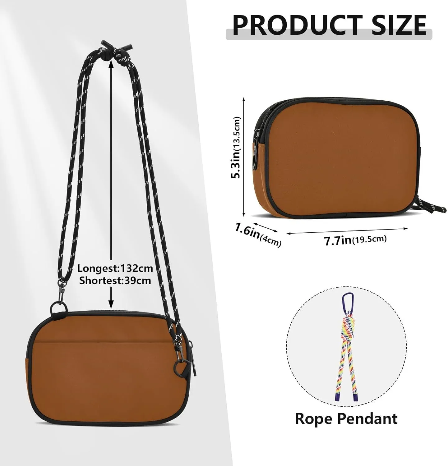 ODAWA Prussian Blue Teens Daily Handbags Small Shoulder Bag with Adjustable Strap