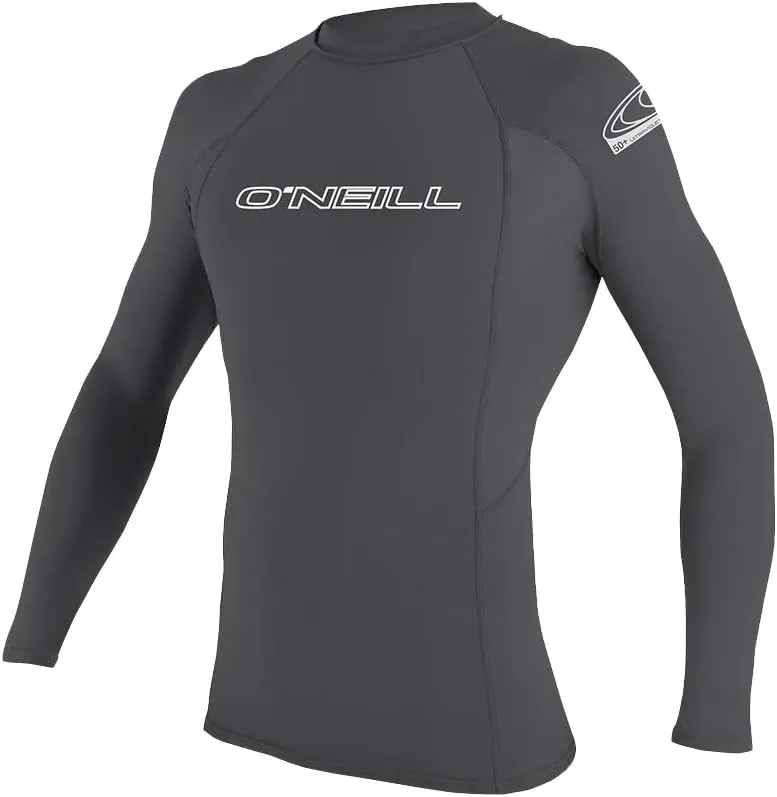 O'Neill Men's Basic Skins UPF 50  Long Sleeve Rash Guard