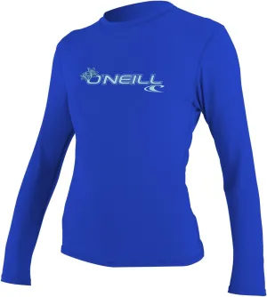 O'Neill Women's Basic Skins Upf 50  Long Sleeve Sun Shirt